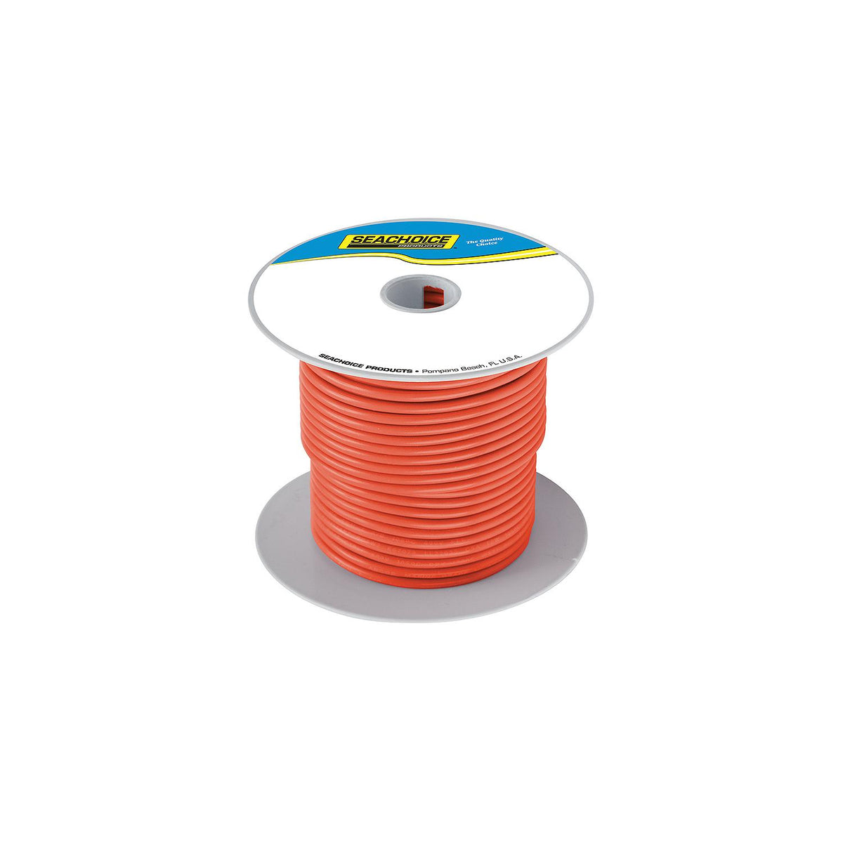 Seachoice 63136 Tinned Copper Marine Wire, 16 AWG, Orange, 100' -Modern Boat Sales & Service