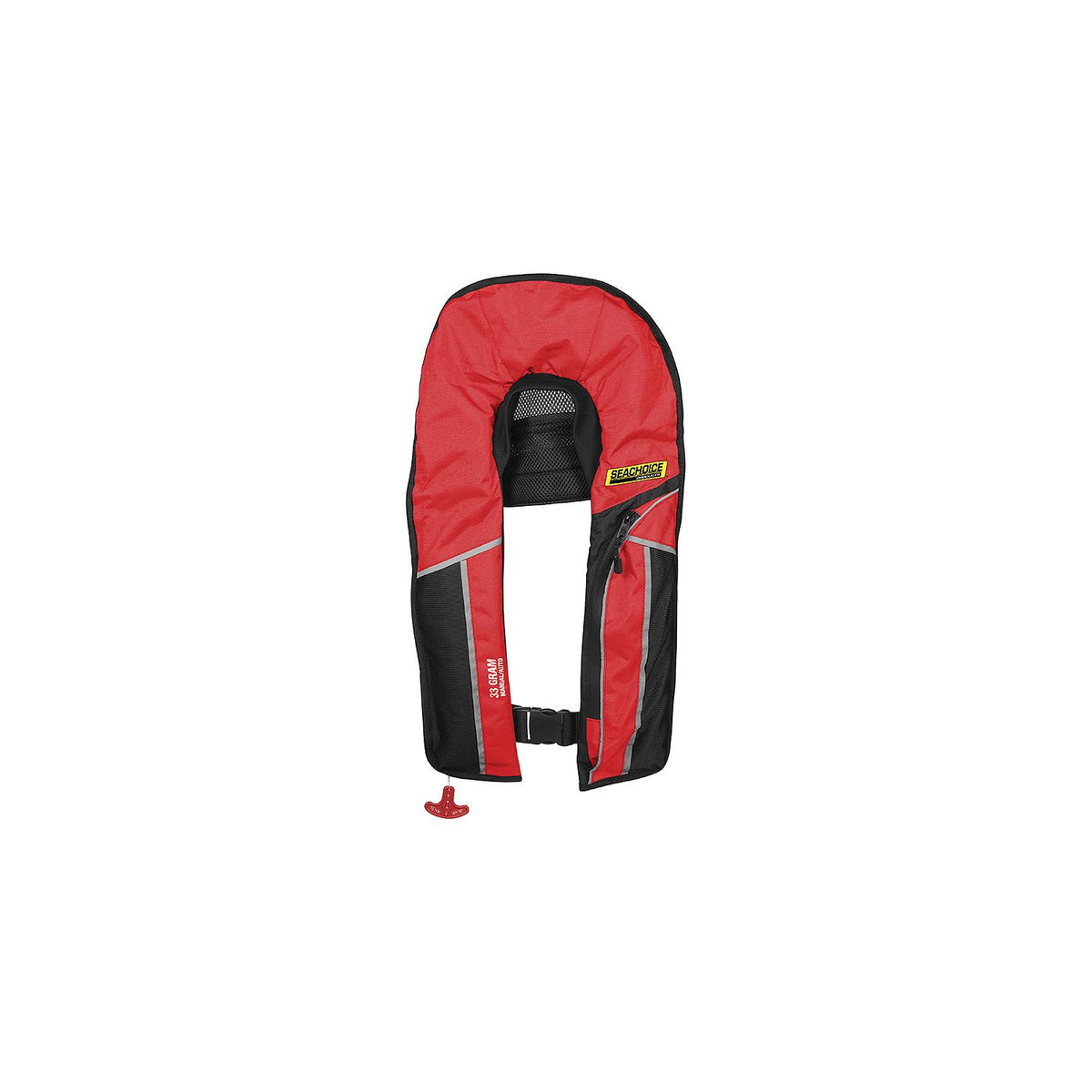 Seachoice 85861 Type V Premium Rip-Stop Inflatable PFD – Adult Universal, Red -Modern Boat Sales & Service