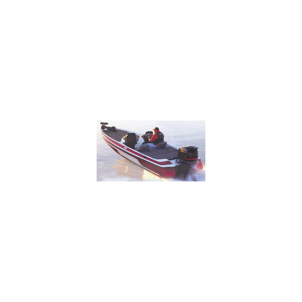 Carver 77221S11 Wide Bass Boats, 21'6, Sun-Dura® Mist Gray O/B w/Tie Down Kit -Modern Boat Sales & Service
