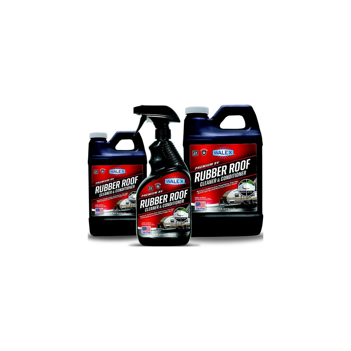 Walex WALRR Rubber Roof Cleaner and Conditioner, 32 oz. -Modern Boat Sales & Service