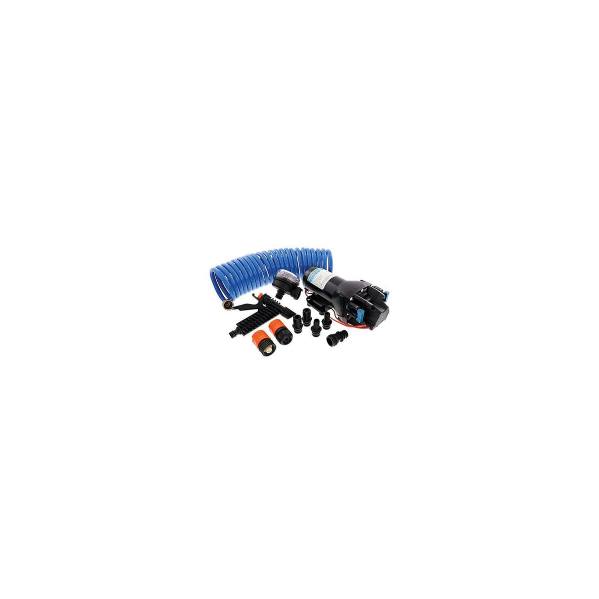 Jabsco Q401J118N4A Hotshotâ„¢ Series Washdown Pump Kit w/Hose, 12V, 4GPM -Modern Boat Sales & Service