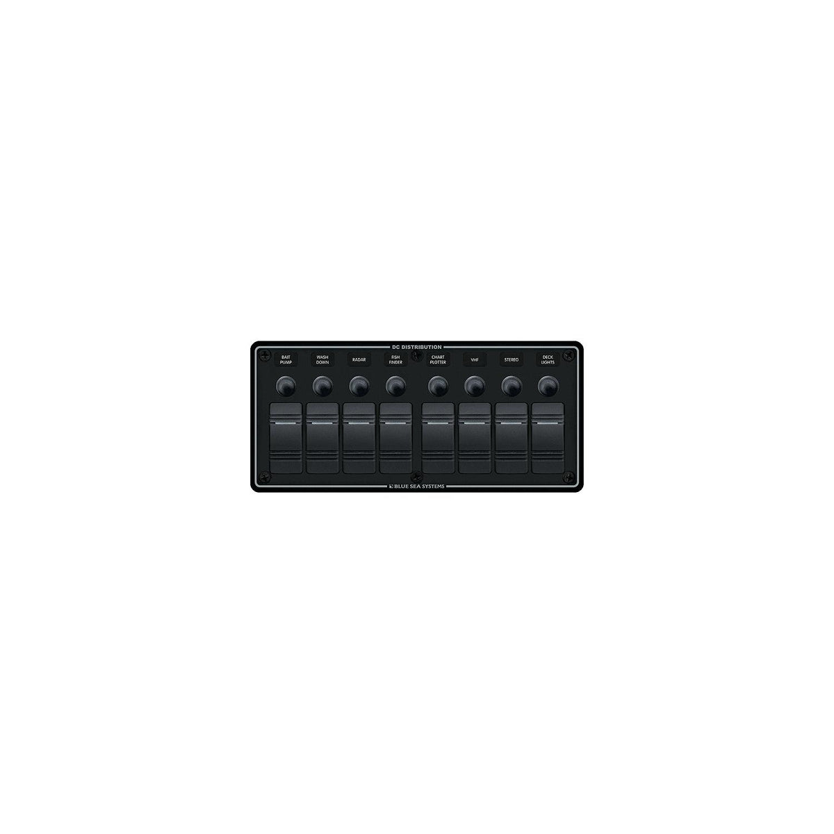 Blue Sea Systems Contura Water Resistant 12V DC 8 Position Circuit Breaker Panel -Modern Boat Sales & Service