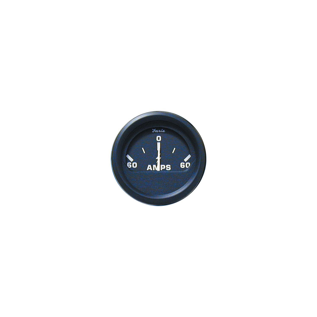 Faria 12822 Euro Black 2" Ammeter Gauge (60-0-60) -Modern Boat Sales & Service