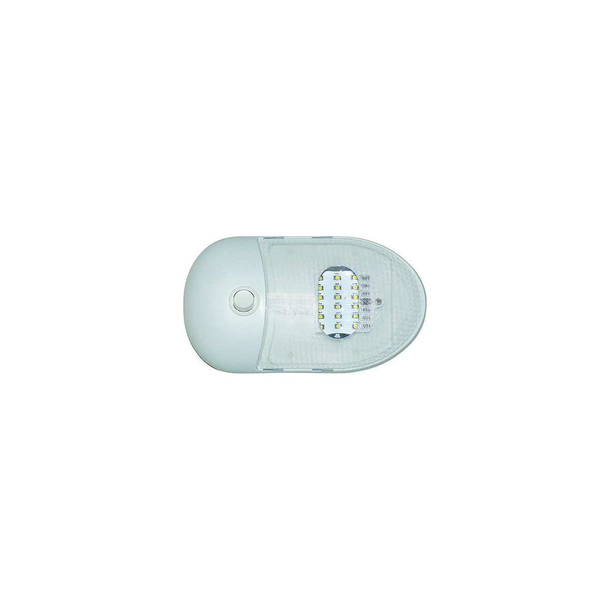 Valterra DG65429VP Slim Line Single LED Dome Light w/2-Way Switch, 12V -Modern Boat Sales & Service