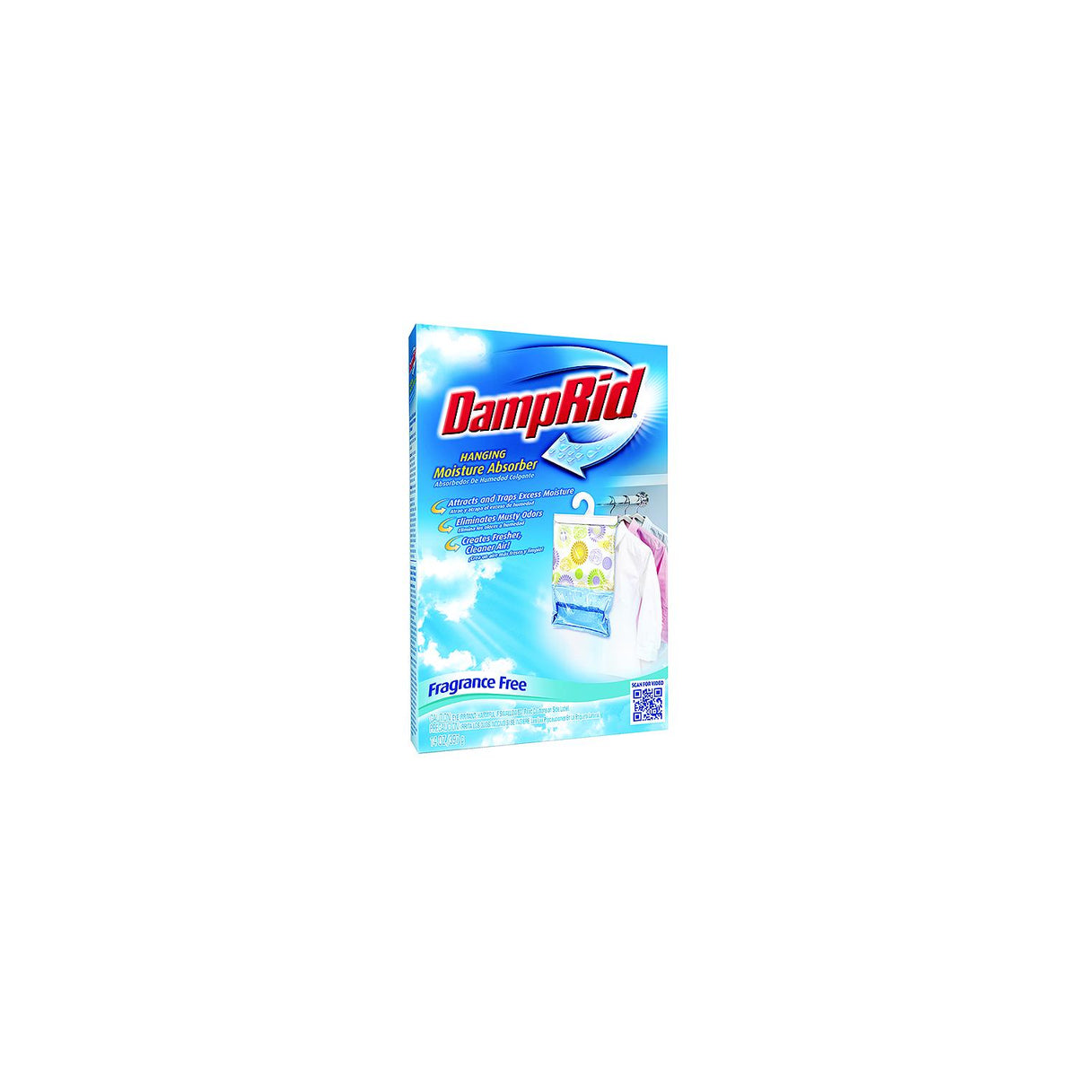 Damprid FG83FFESB Hanging Moisture Absorber, Fragrance Free, 15.4 oz. 3/pk -Modern Boat Sales & Service