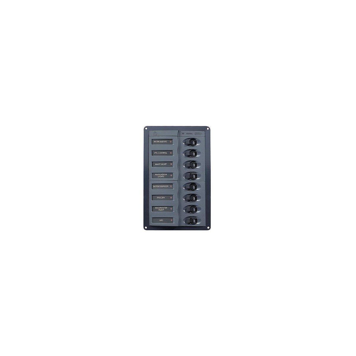 Marinco 901V DC Circuit Breaker 8-Way Vertical Panel -Modern Boat Sales & Service