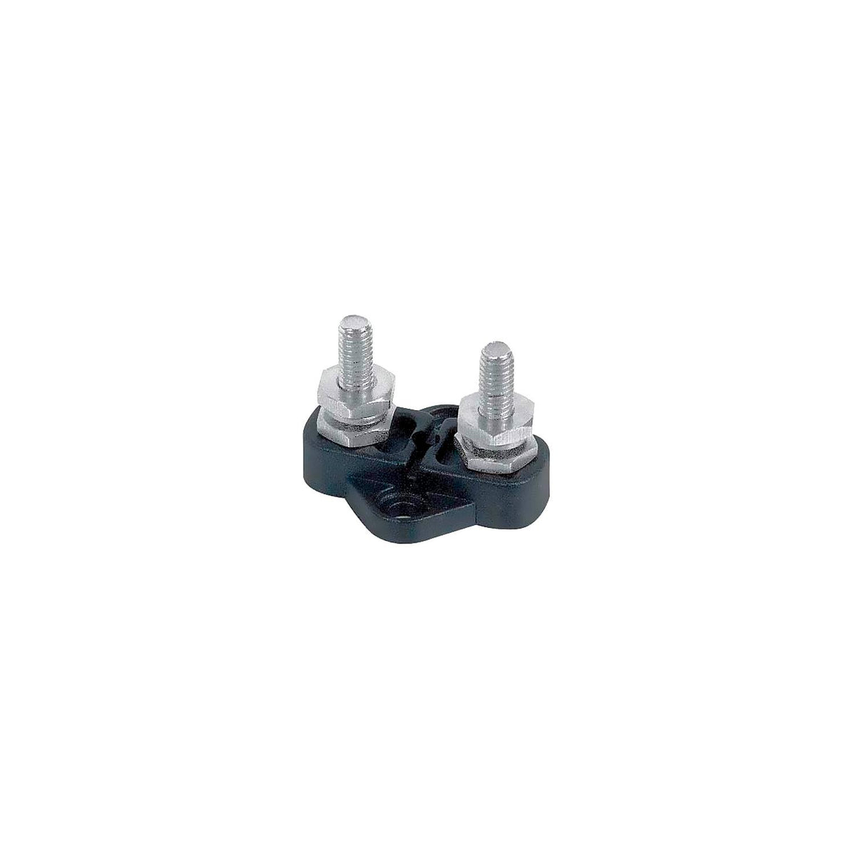 Marinco Insulated Distribution Stud, Dual 1/4" - (Black) -Modern Boat Sales & Service
