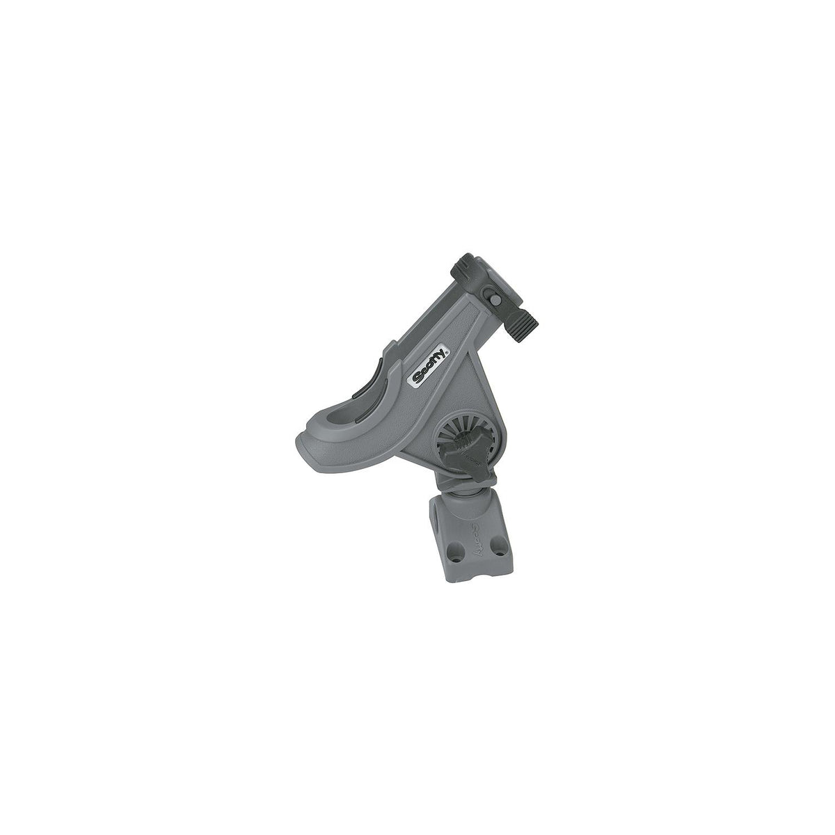 Scotty 280GR Bait Caster/Spinning Rod Holder w/ Side/Deck Mt., Gray, 12/case -Modern Boat Sales & Service