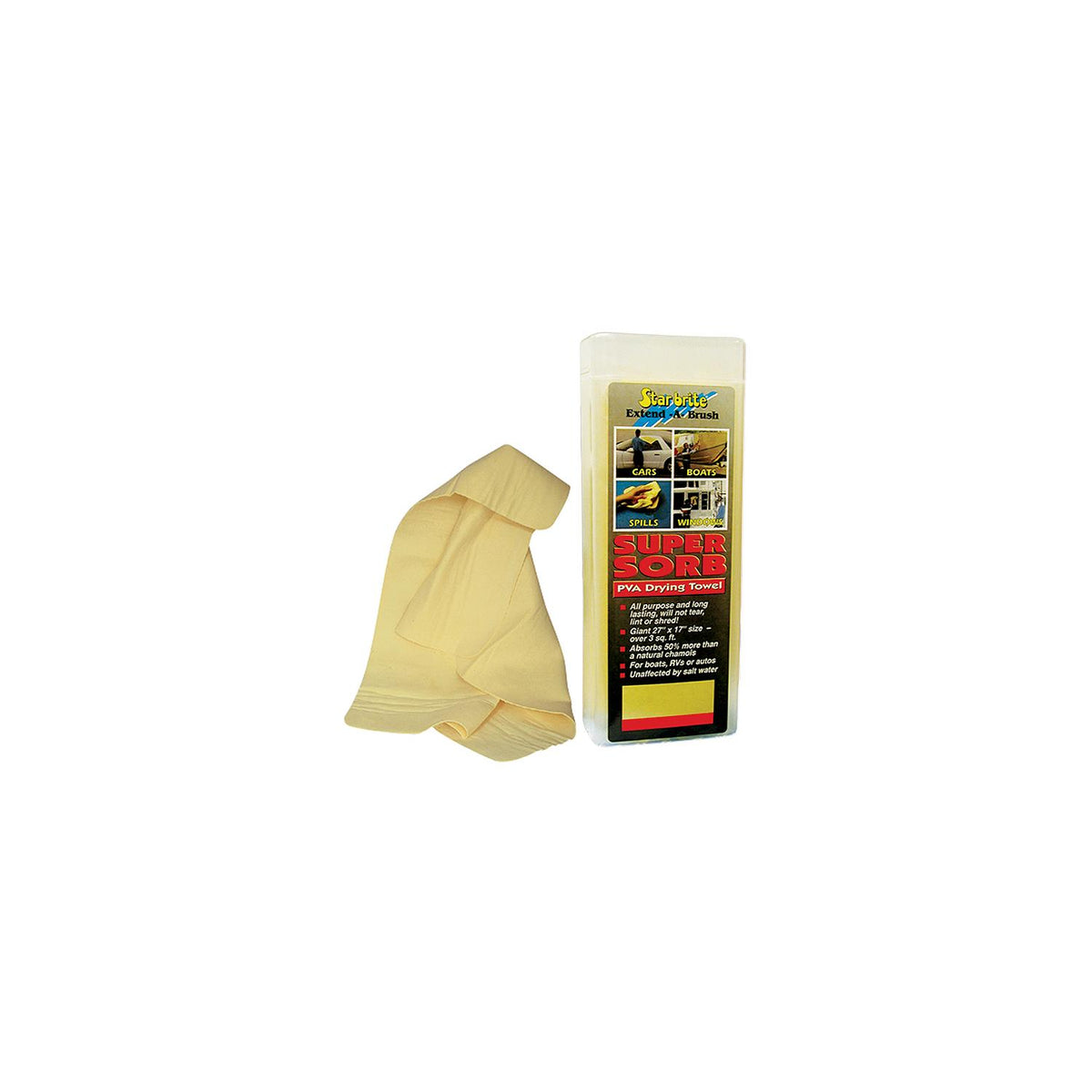 Starbrite 40046 Supersorb Synthetic PVA Wipe 27" x 17" -Modern Boat Sales & Service