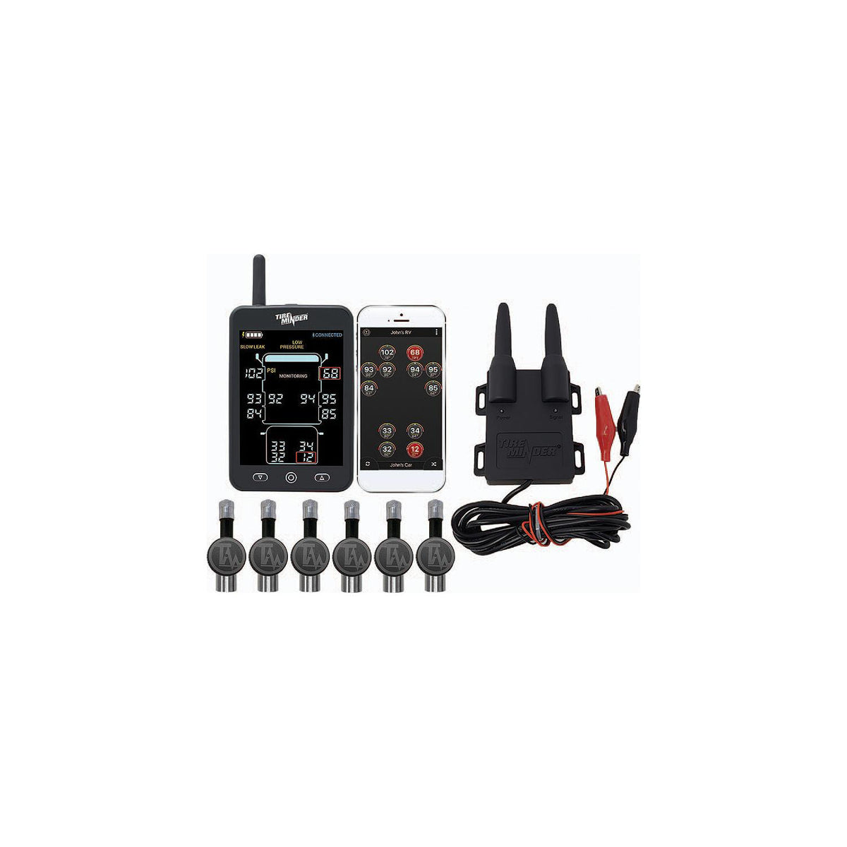 Minder TM22158 Tireminder® A1AS 6 Tire Pressure Monitoring System + Rhino Booster® -Modern Boat Sales & Service