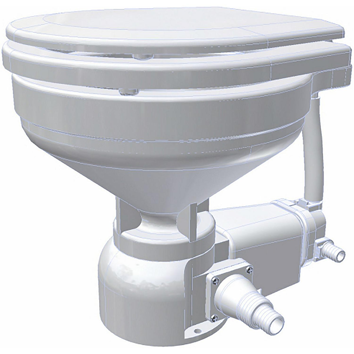 Raritan 160HI012 Seaera Electric Marine Toilet - Household-style bowl, 12V -Modern Boat Sales & Service