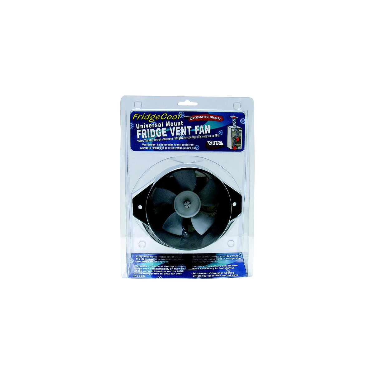 Valterra A10-2618VP RV Fridgecool Exhaust Fan with Thermo Switch & Lighted On Off Switch -Modern Boat Sales & Service