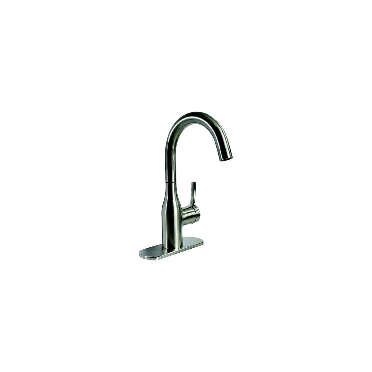 Valterra PF231410 Premium Slimline Single Handle Bar Faucet, Brushed Nickel -Modern Boat Sales & Service