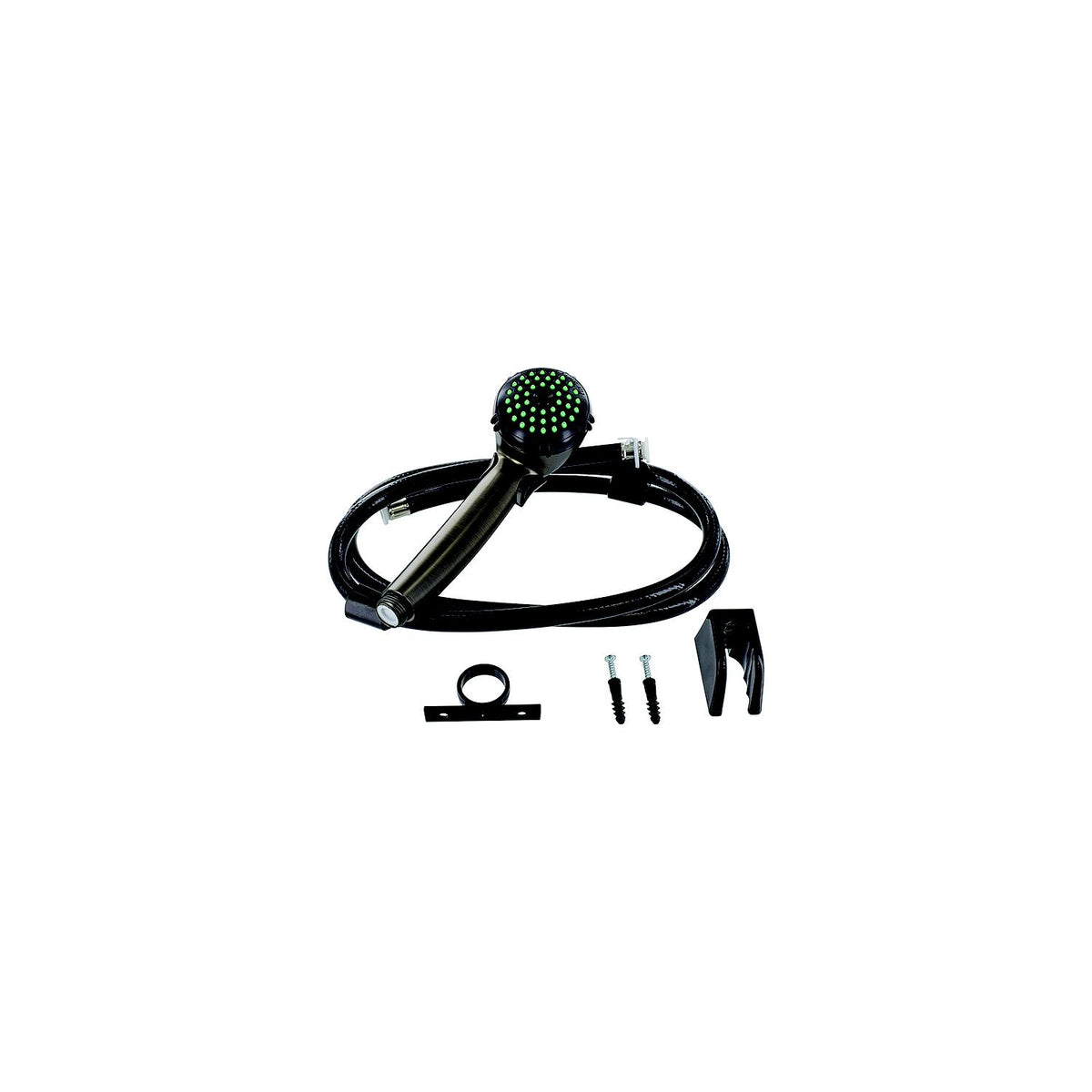 Valterra Phoenix PF276065 Single Function Hand Held RV Camping Outdoor 60" Metal Shower Hose & Bracket Kit, Rubbed Bronze -Modern Boat Sales & Service