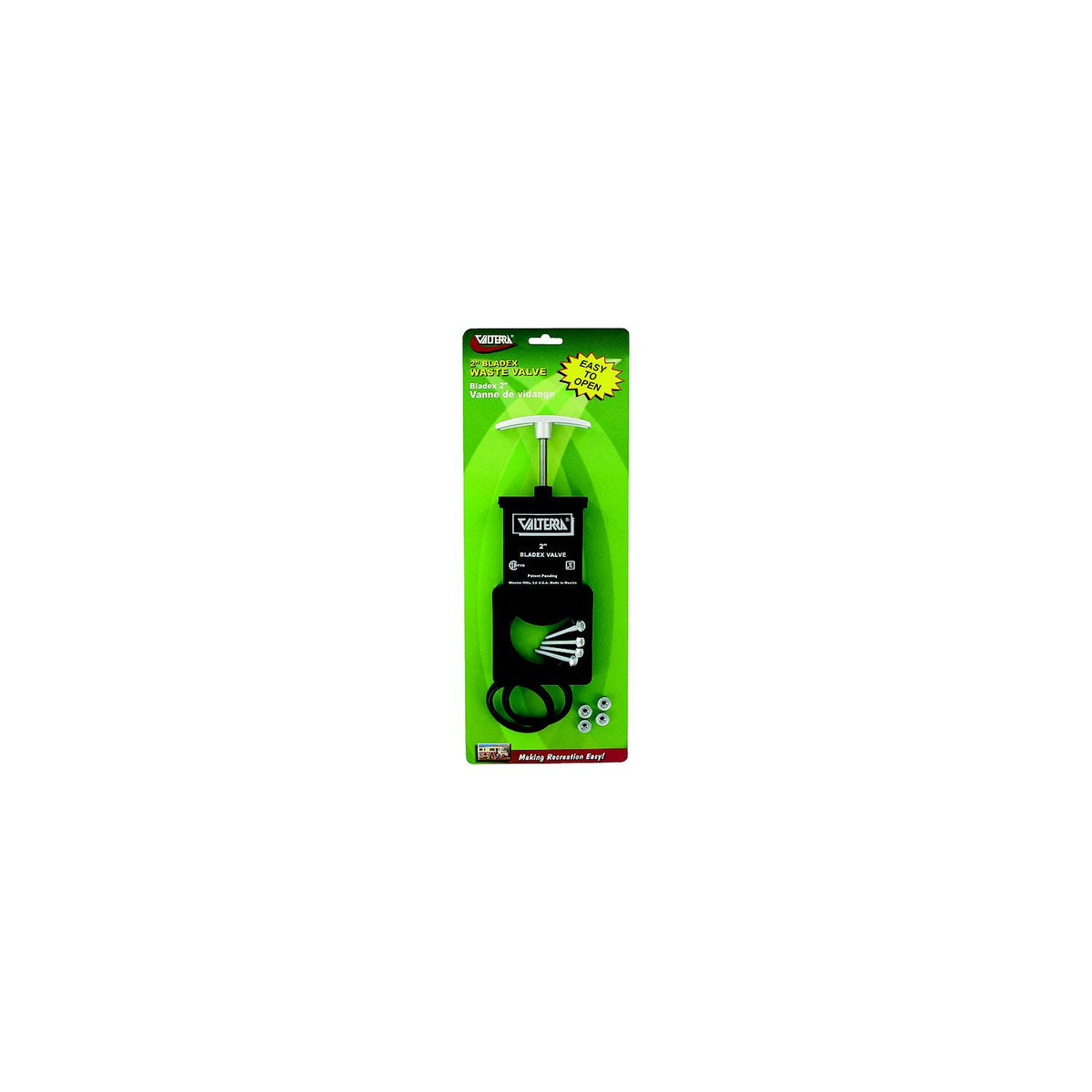 Valterra Bladex RV Waste Metal Handle Valve | Includes Hardware, 2" -Modern Boat Sales & Service