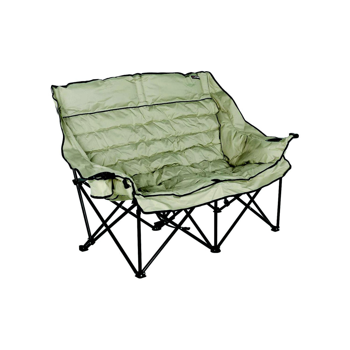 Lippert 2023053718 Lippert Big Bear Folding Loveseat - Sand, 500 lbs., 40.9" x 13" x 11" Folded -Modern Boat Sales & Service