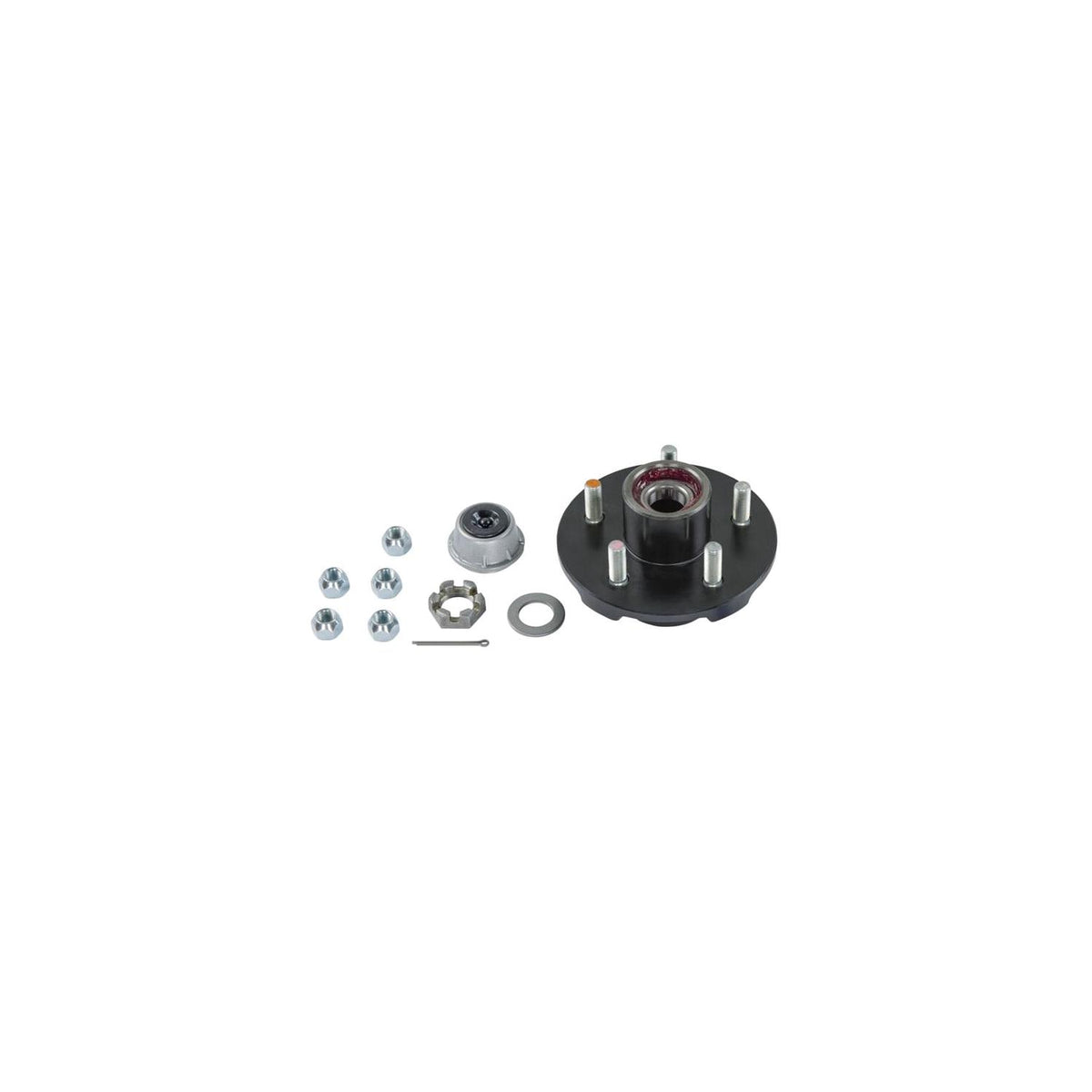 Lippert 2024013263 Complete Pre-Greased Hub Assembly with Lug Nuts - 3,500-lb. Axles, 1/2" Stud #2024013263 -Modern Boat Sales & Service