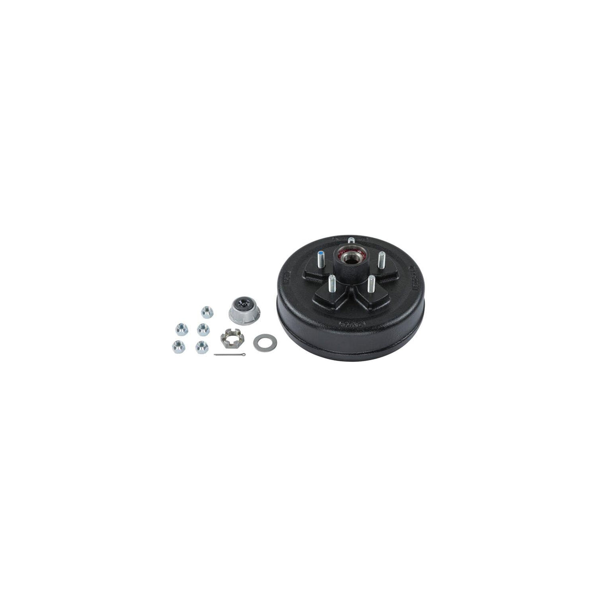 Lippert 2024013264 Brake Drum Hub Kit 10" with Installed Bearings - 5 on 4-1/2", 1/2" Studs, 3,500-lb. Axles #2024013264 -Modern Boat Sales & Service