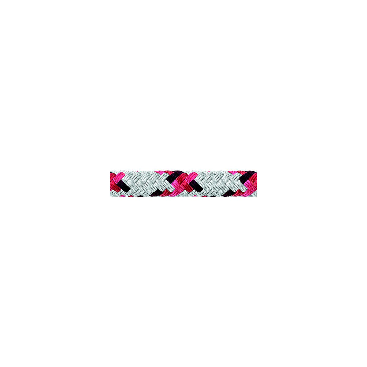 Samson 435020405030 XLS3 Yacht Braid, 5/16" (8mm) x 500', White w/Red Tracer -Modern Boat Sales & Service