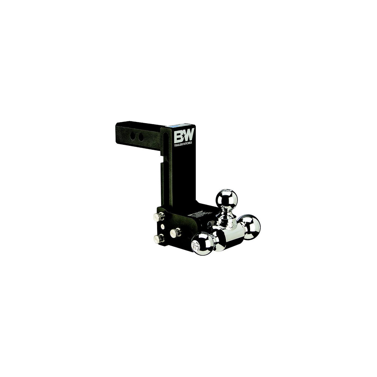 B&W TS10049B Trailer Hitches Tow & Stow Tri Ball Receiver Hitch | Fits Standard 2" Receiver -Modern Boat Sales & Service