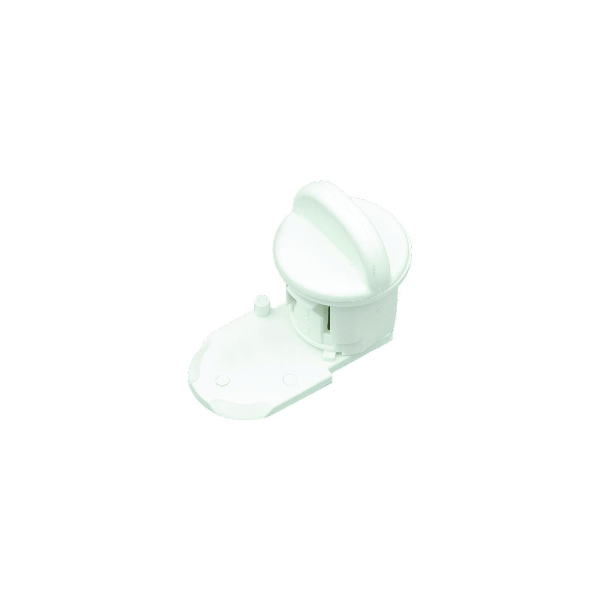 B and B Molders 94156 Plastic Thumb Lock, 5/8" White -Modern Boat Sales & Service