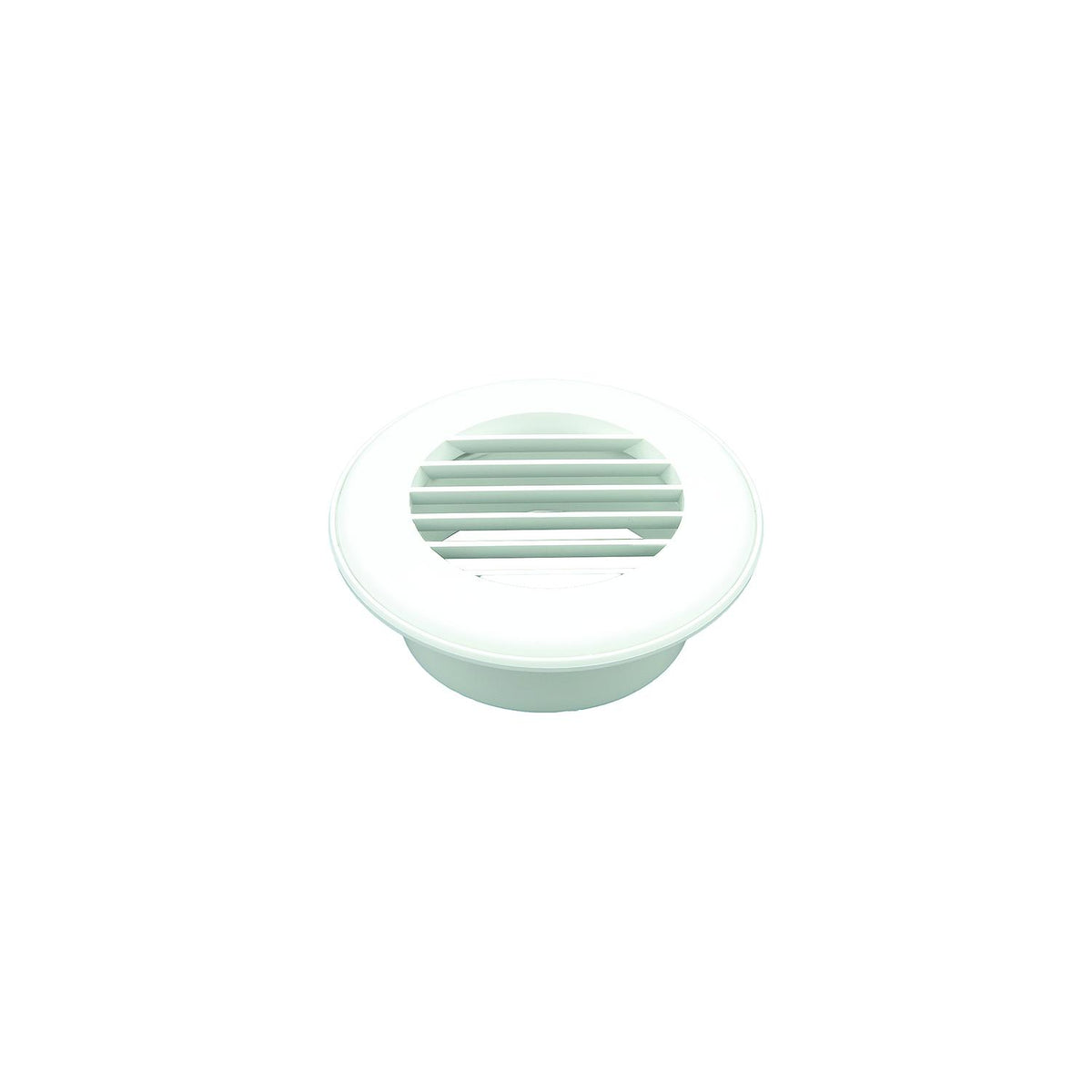 B and B Molders 94264 Thermovent Ducted Vent, 4" w/o Damper, Polar White -Modern Boat Sales & Service