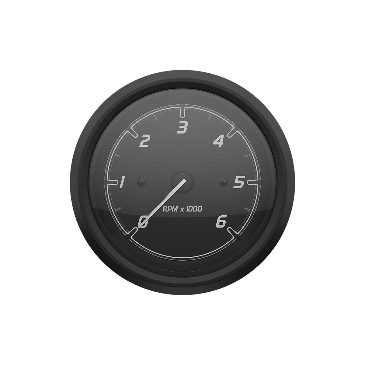 Quicksilver 8M6020097 Tachometer (6,000rpm), Black/Matte Black -Modern Boat Sales & Service