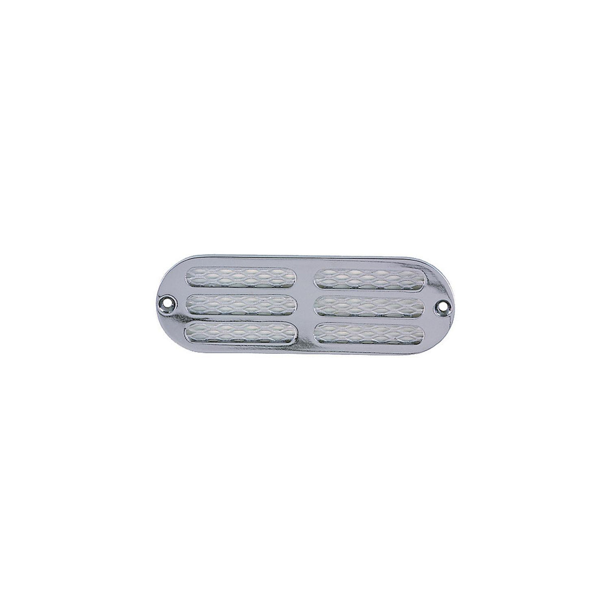 Perko Transom/Locker Vent, 6" Chrome/Brass -Modern Boat Sales & Service