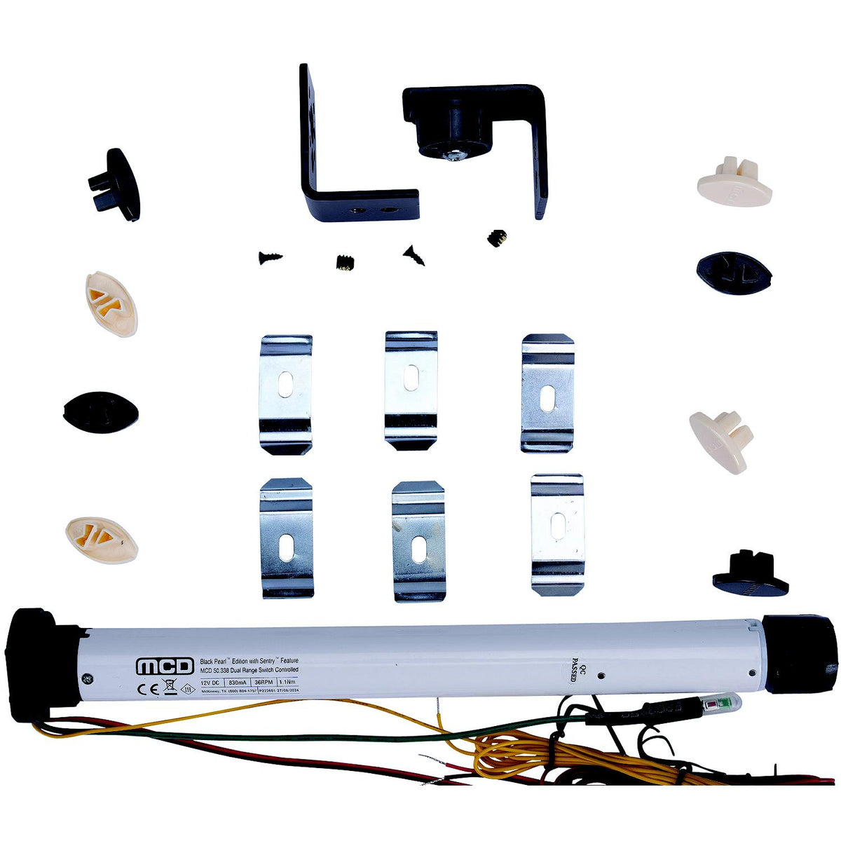 MCD 100502 Adventure Ready Solo Steel Bracket Kt With 1 Motor for MCD Window Roller Shade Systems -Modern Boat Sales & Service
