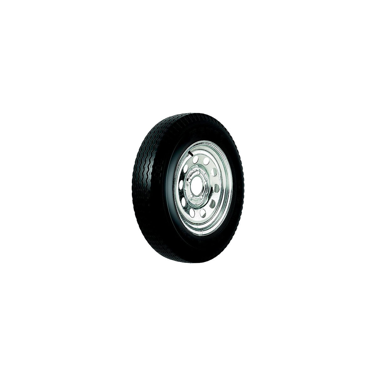 Loadstar Bias Tire and Wheel (Rim) Assembly K353 530-12 5 Hole 6 Ply, Silver, Modular -Modern Boat Sales & Service