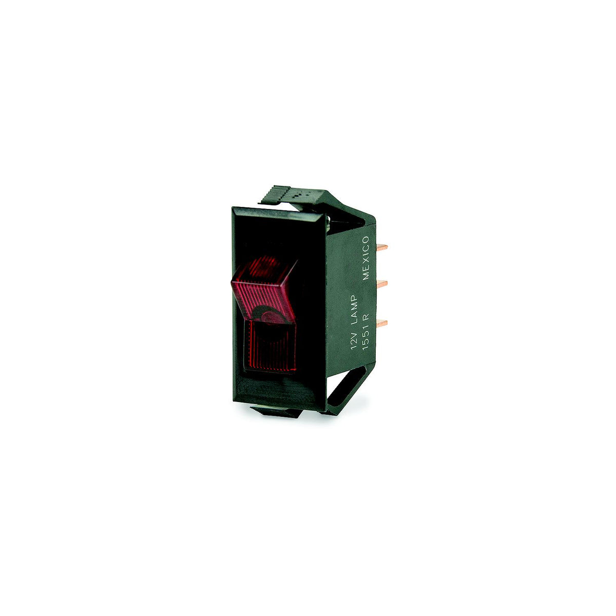 BEP 1001705 Illuminated Rocker Switch, Off–On, SPST, Illuminated Red -Modern Boat Sales & Service