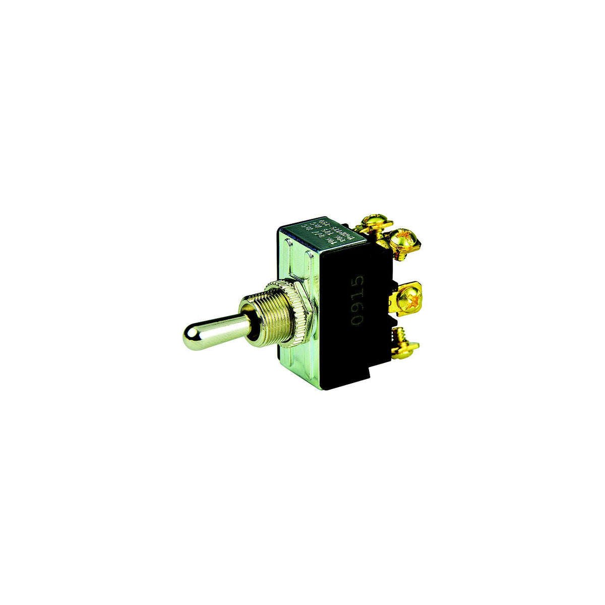 BEP 1002012 Chrome Plated Toggle Switch, (On)-Off-(On), DPDT, #6–32 Screw Terminals -Modern Boat Sales & Service