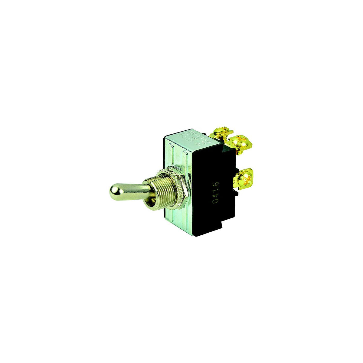 BEP 1002017 Chrome Plated Toggle Switch, Off-On, DPDT, #6–32 Screw Terminals -Modern Boat Sales & Service