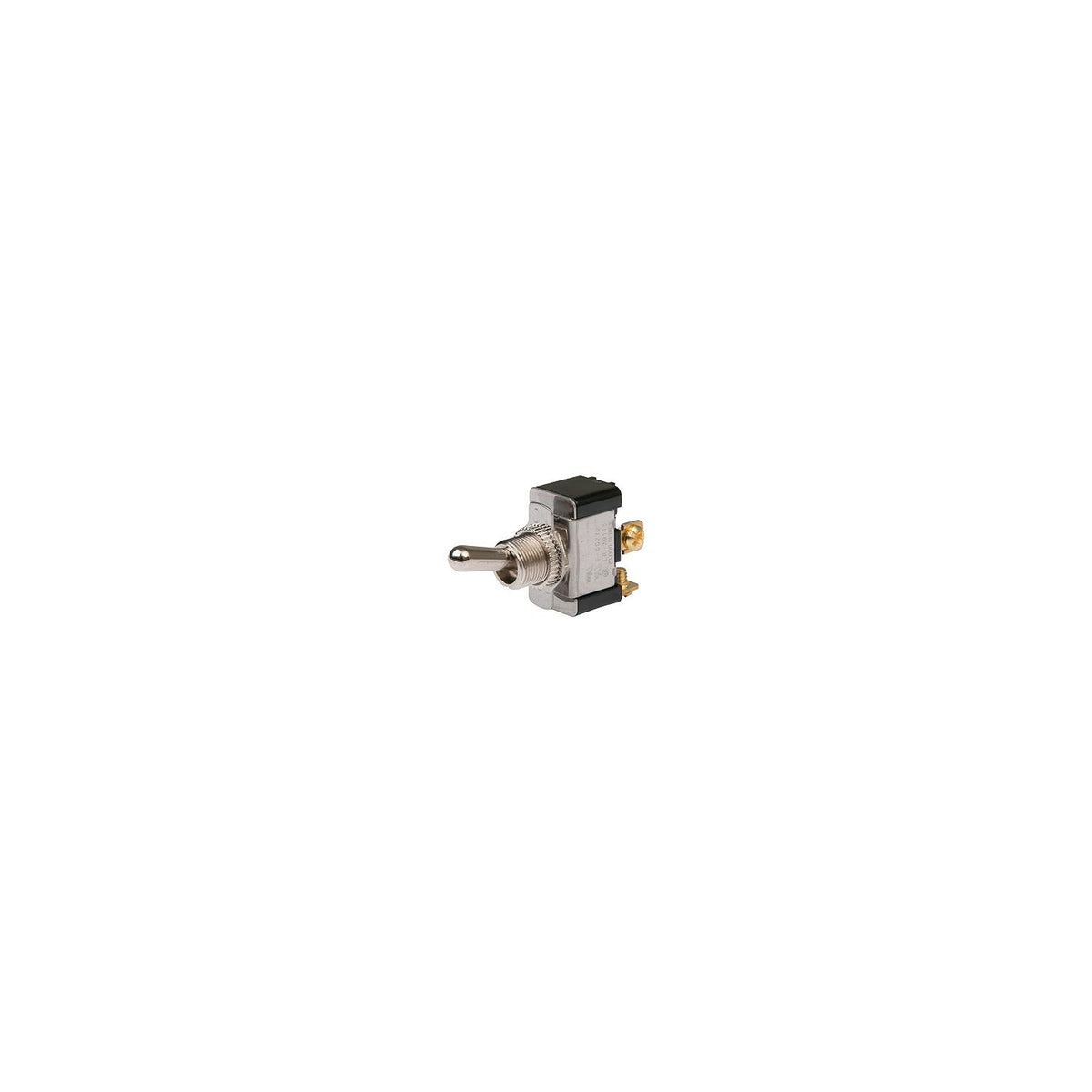 BEP 1002024 Chrome Plated Toggle Switch, Off-On, SPST, #6–32 Screw Terminals -Modern Boat Sales & Service