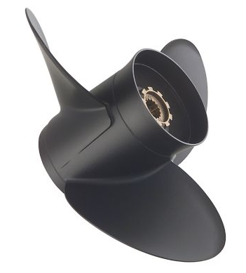* 78114CP1 MERCURY Black Max 3-Blade Aluminum, 16" X 13", RH, Extra Cup/ 20E -Modern Boat Sales & Service