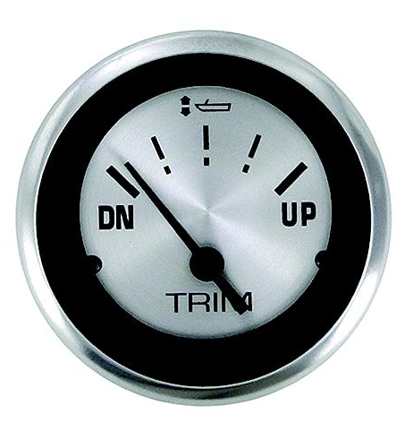 * 63482P Sierra Sterling Series 2" Stainless Steel Yamaha 2001 & Newer Engine Trim Gauge/F2 -Modern Boat Sales & Service