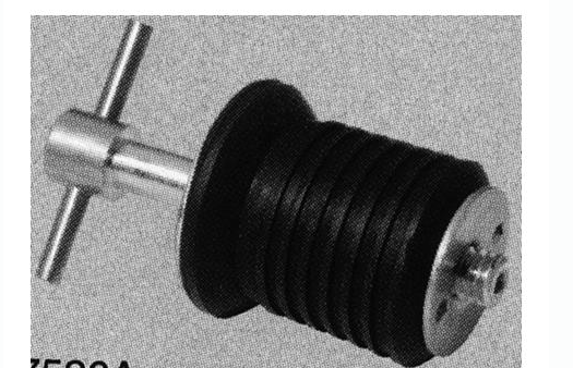 7518A3 Attwood 1" Drain Plug with Stainless Steel T-Handle w/o Chain/B3/V