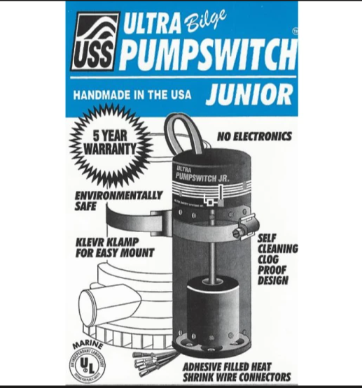 Ultra Bilge Pumpswitch Junior PS 02 24V/80B