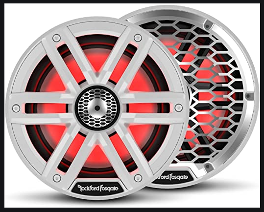 * #M2-8 ROCKFORD FOSGATE 8" WHITE SPEAKER PAIR M2 /70B -Modern Boat Sales & Service