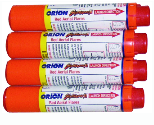 859 Orion Skyblazer II 4 - Red Aerial Signal Flares / 95C -Modern Boat Sales & Service