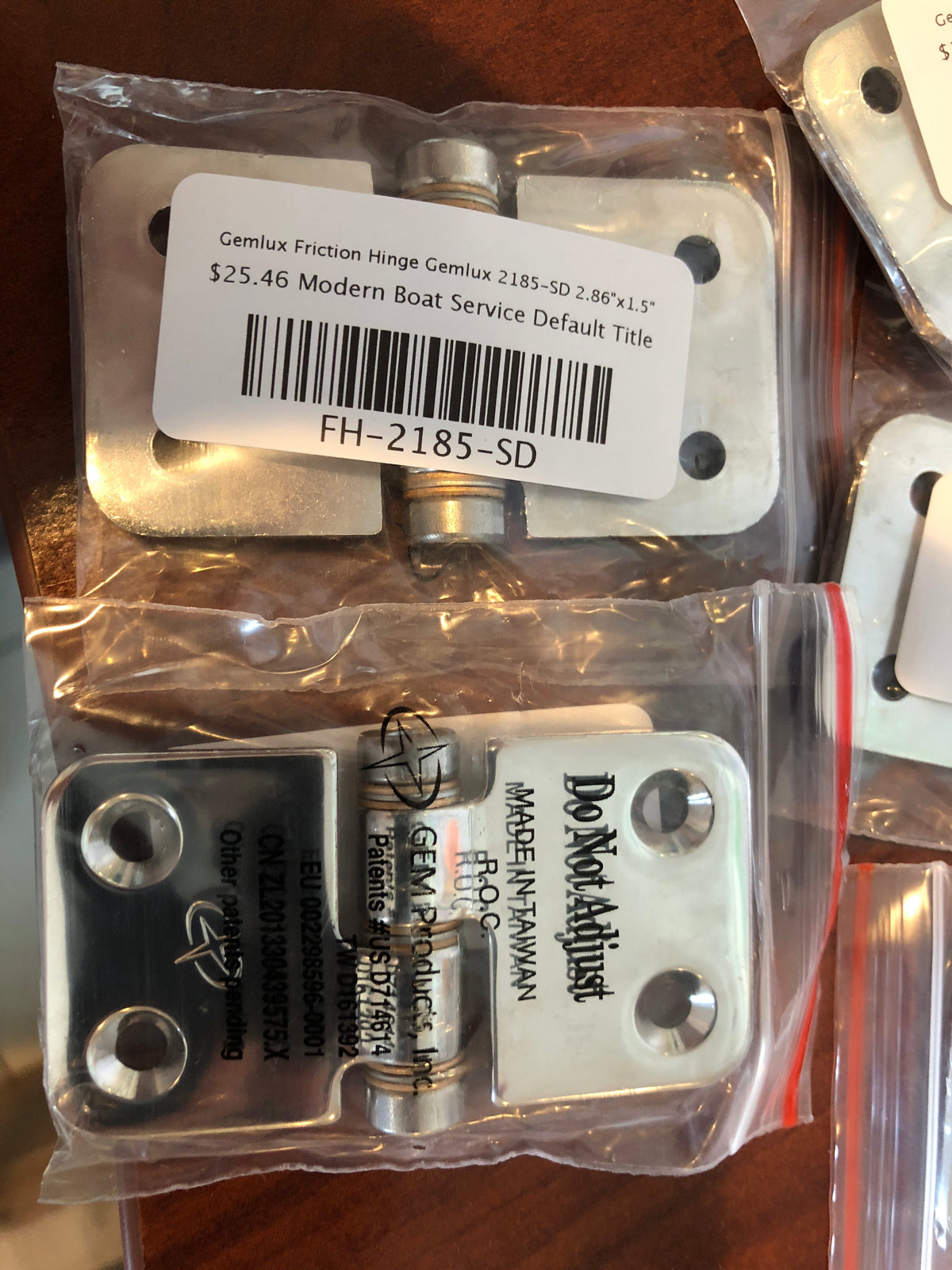 * 2185SD Gemlux Friction Hinge Gemlux 2185-SD 2.86"x1.5"/I3 -Modern Boat Sales & Service