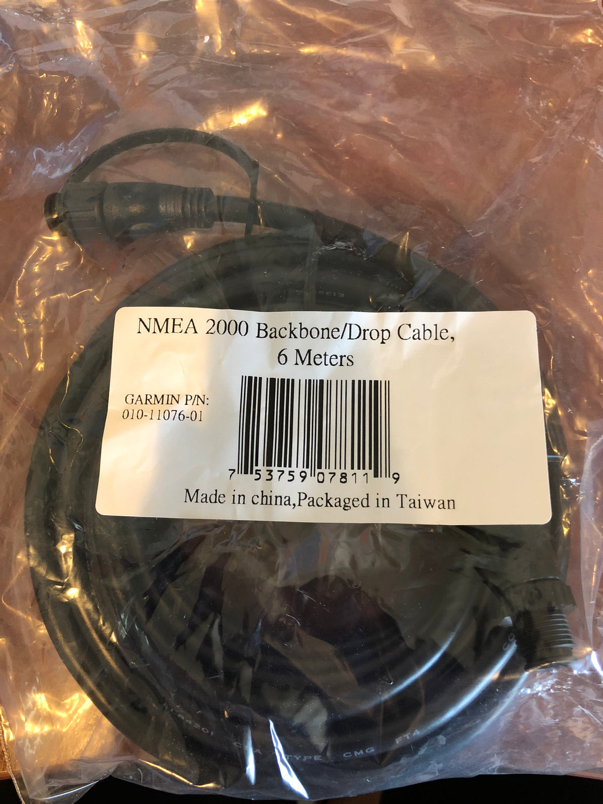 Garmin 010-11076-00 , 2M Backbone cable NMEA2000 -Modern Boat Sales & Service