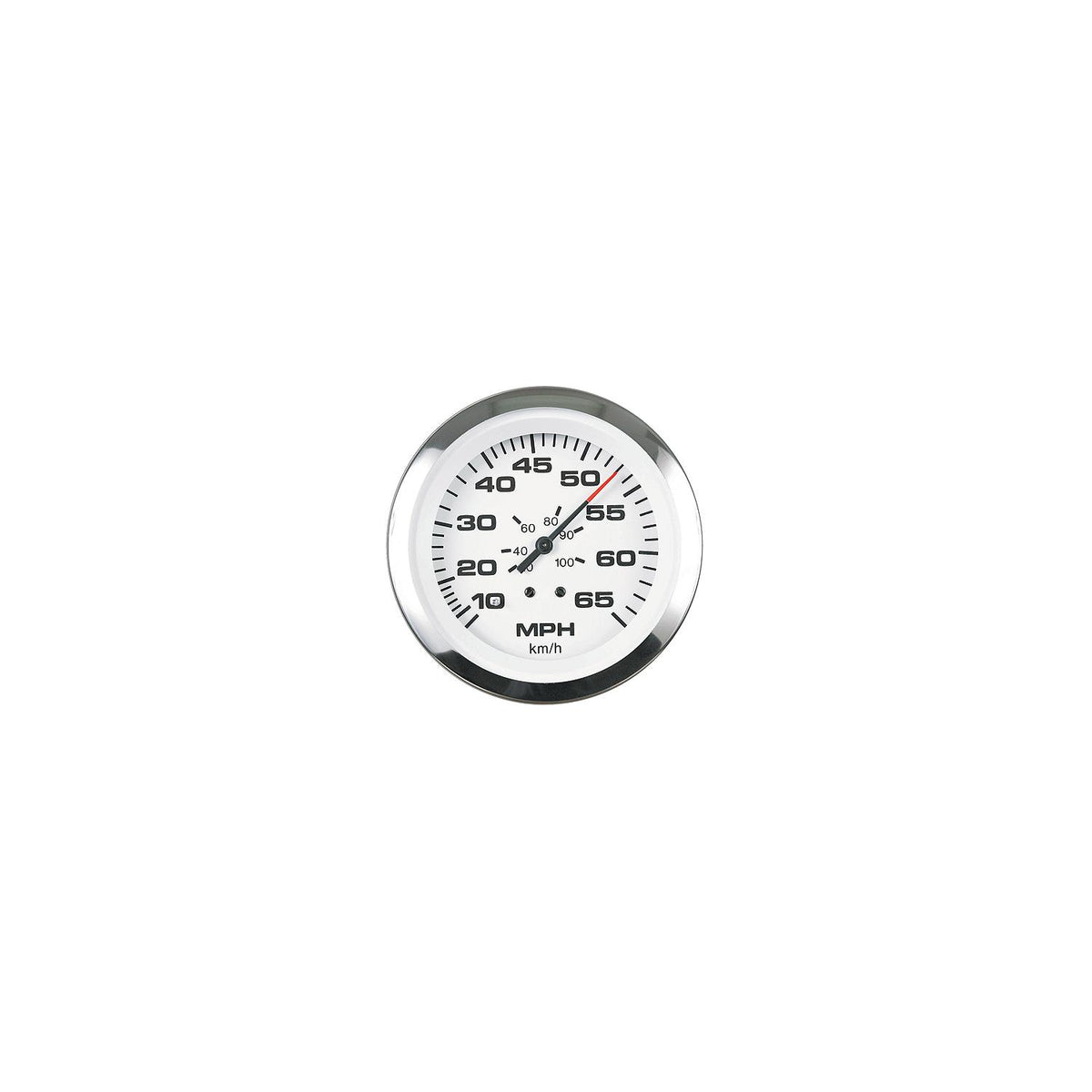 Sierra 65693P Lido Series 3" White & Stainless Steel Electric Outboard & 4 Stroke Gas Engine 0-7,000 RPM Dial Range Tachometer Gauge with Outboard Alternator or Coil Sender Code Default Title -Modern Boat Sales & Service
