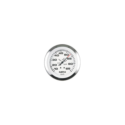 Sierra 65693P Lido Series 3" White & Stainless Steel Electric Outboard & 4 Stroke Gas Engine 0-7,000 RPM Dial Range Tachometer Gauge with Outboard Alternator or Coil Sender Code Default Title -Modern Boat Sales & Service