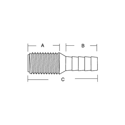 1 1/8 Hose Adapter -Modern Boat Sales & Service