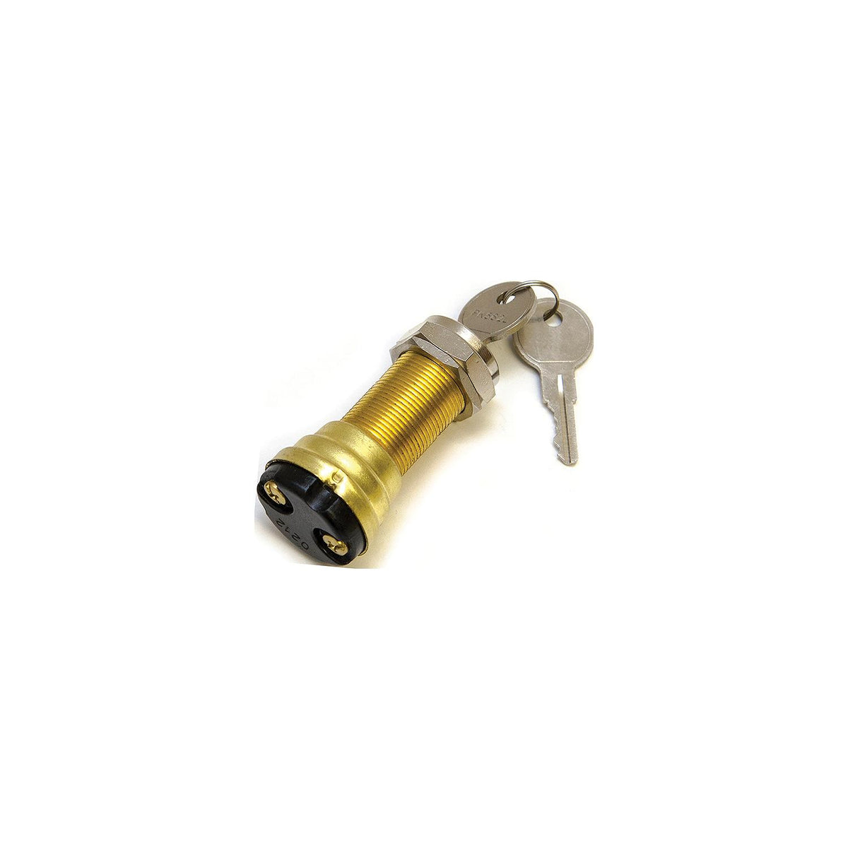 Sierra Conventional 2 Position 1 1/8" Brass 2 Screw Terminal 12V 15 Amp Ignition Starter Switch -Modern Boat Sales & Service