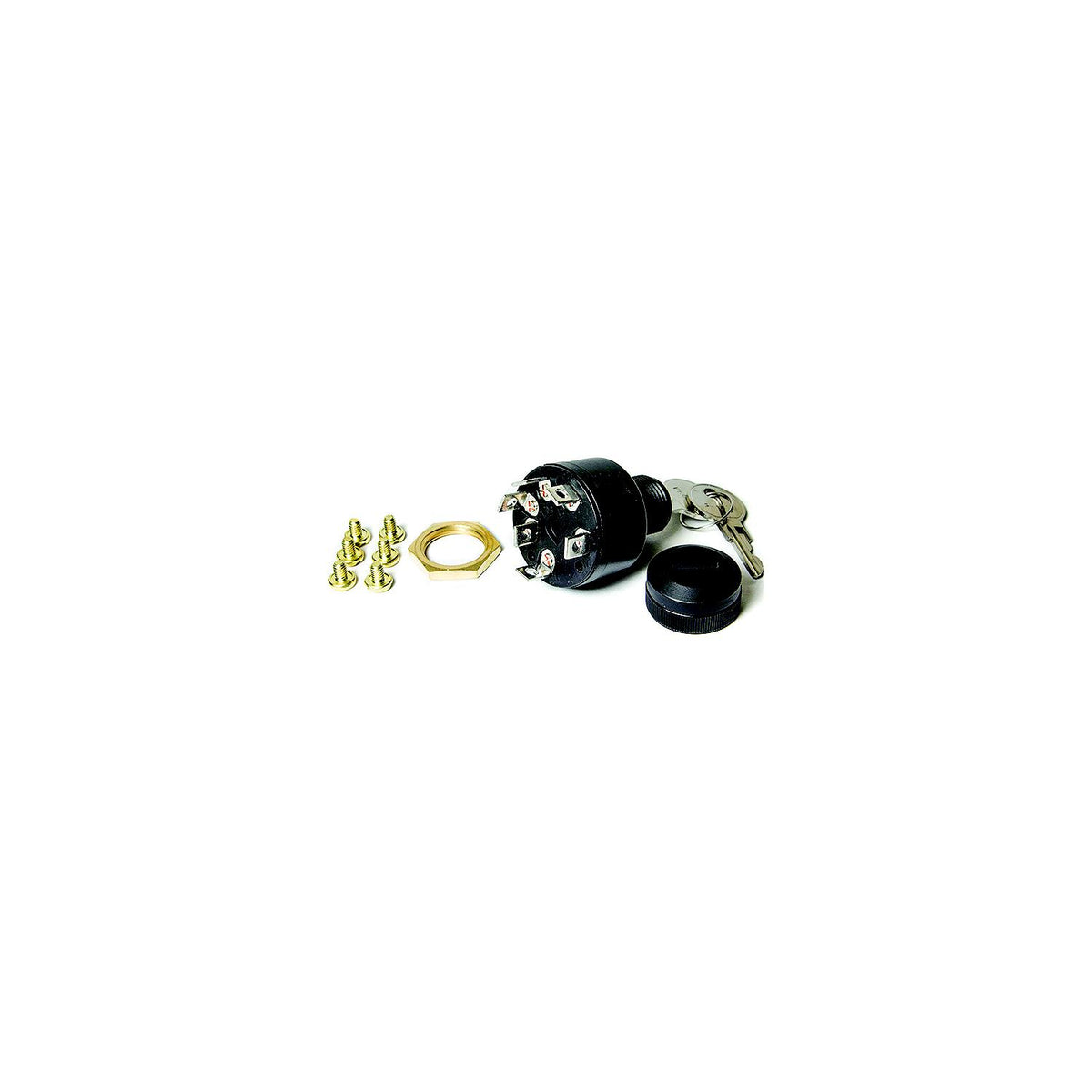 Sierra Magneto 4 Position 5/8" Polyester 7 Screw Terminal 12V 15 Amp Ignition Starter Switch -Modern Boat Sales & Service