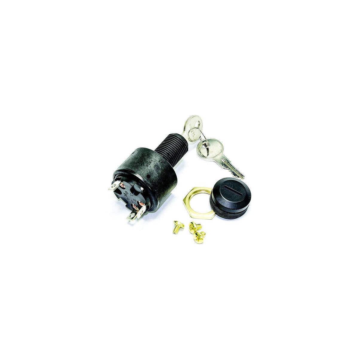 Sierra MP41030 Conventional 3 Position 5/8" Polyester 3 Screw Terminal 12V 15 Amp Ignition Starter Switch -Modern Boat Sales & Service