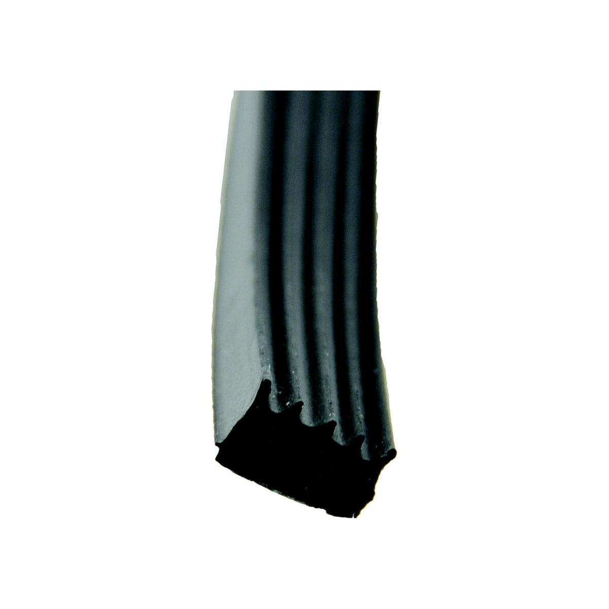 AP Products 018523 Ribbed Slide Out, Window & Door Seal w/Tape, 5/8" x 3/8" x 50', Black w/White Tape -Modern Boat Sales & Service