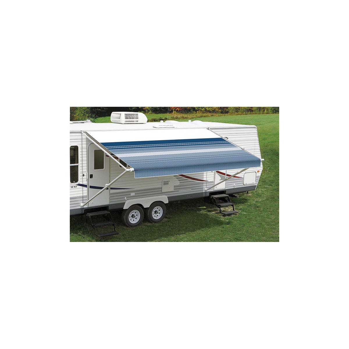 Carefree Fiestaâ„¢ Patio Awning, 15', Blue Fade Default Title -Modern Boat Sales & Service